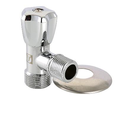 Вентиль угловой 1/2" х 3/4" для подключения бытовой техники Валтек / Valtec VT. 240. TN