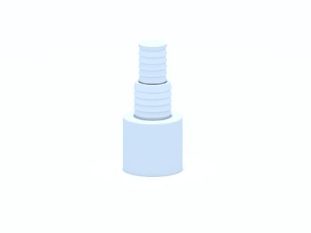 Отвод для стир. маш. 40мм (М160) Анипласт