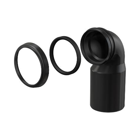 Колено стока, комплект 90/110 (M906) Alcaplast