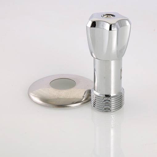 Вентиль угловой 1/2" х 3/4" для подключения бытовой техники Валтек / Valtec VT. 240. TN