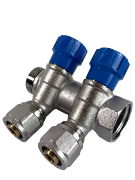 Коллекторы вентильные с евроконусом 3/4"х16-1/2" QS ZEGOR