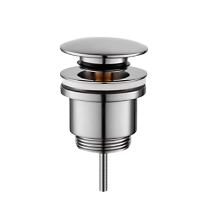 Донный клапан с переливом КЛИК-КЛАК 11/4" FRAP F62-5 (с винтом)
