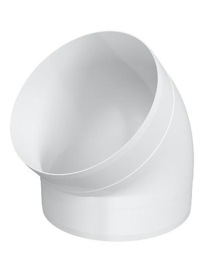 Колено круглое 45 град для воздуховодов (серия ККП), ЭРА (Россия)
