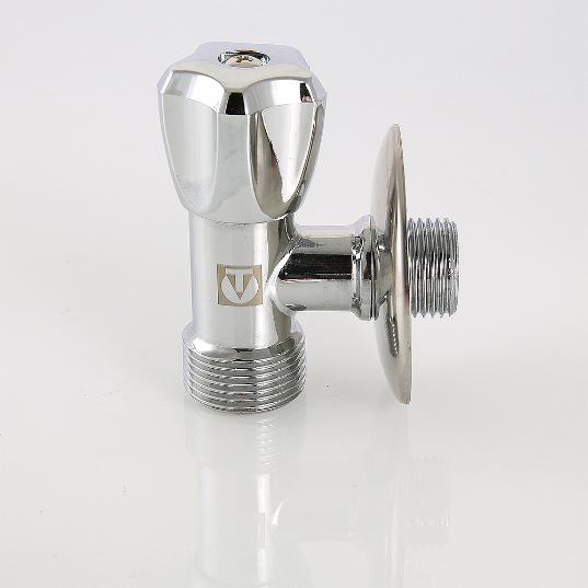 Вентиль угловой 1/2" х 3/4" для подключения бытовой техники Валтек / Valtec VT. 240. TN