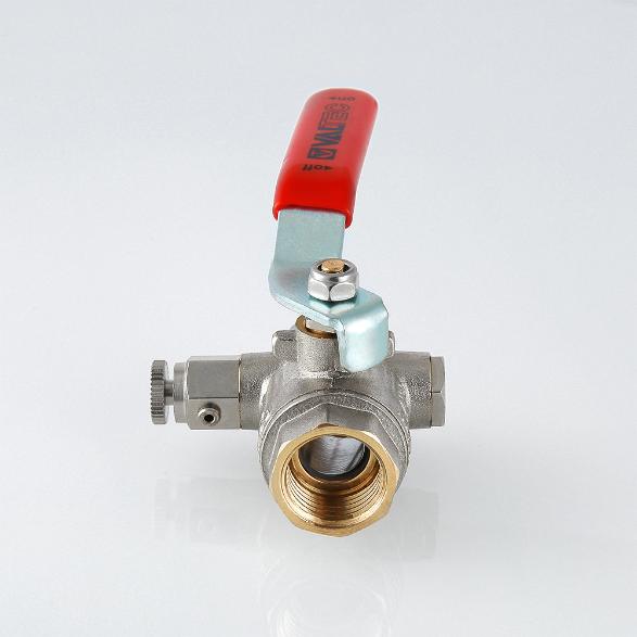 Кран шаровой муфтовый Валтек / VALTEC VT.245.N – (вн./вн.,рычаг)