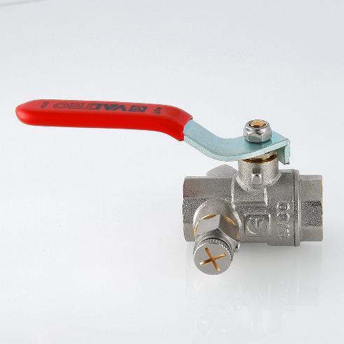 Кран шаровой муфтовый Валтек / VALTEC VT.245.N – (вн./вн.,рычаг)