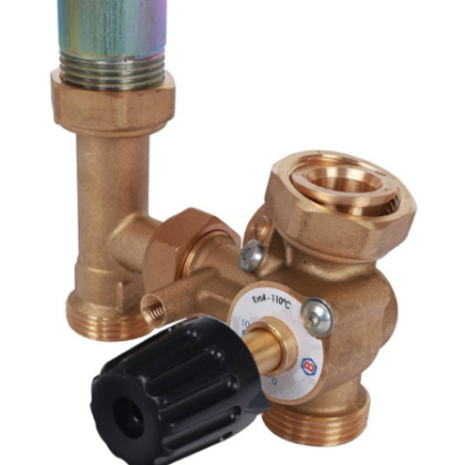 Насосная группа DN 20 с 3-х смес. клап. 3/4", без насоса STOUT (арт. SDG-007-002001)