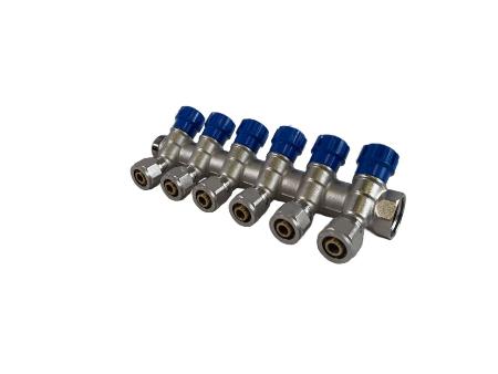 Коллекторы вентильные с евроконусом 3/4"х16-1/2" QS ZEGOR