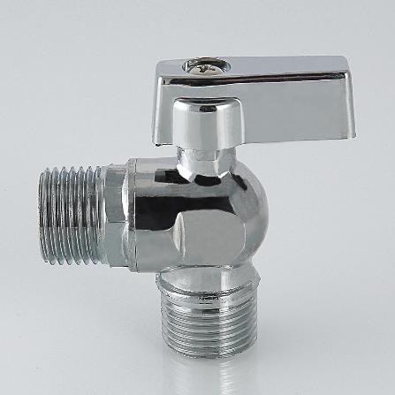 Кран шаровой угловой для подключения сантех. приборов Валтек / Valtec VT.392.N.