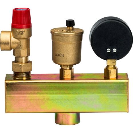 Группа безопасности котла (до 50 кВт) (без теплоизоляции) STOUT SVS-0004-015025