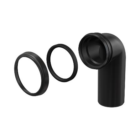 Колено стока, комплект 90/90 (M908) Alcaplast