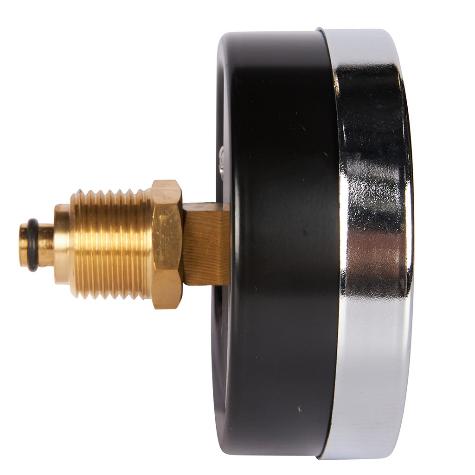 Термоманометр аксиальный d80 - 1/2" Rommer RIM-0005-801015