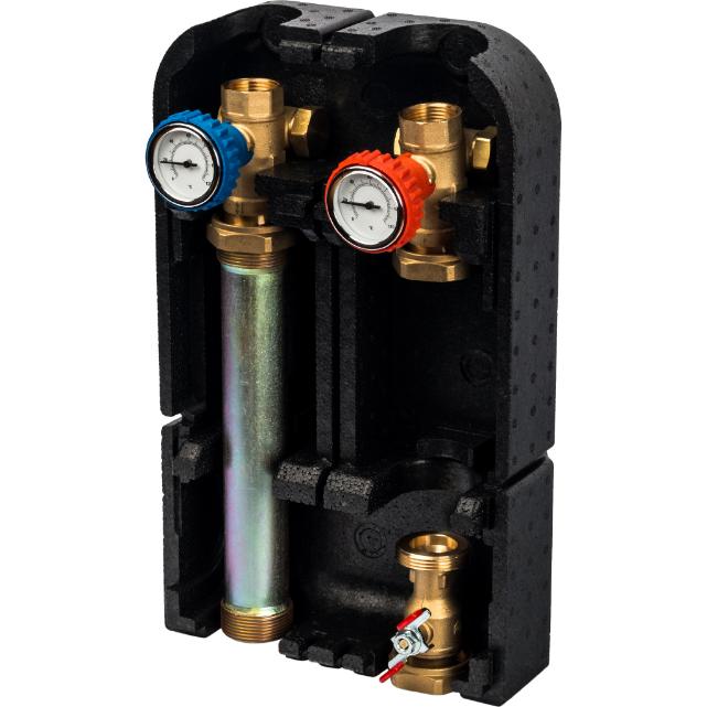 Насосная группа DN 25 с прямым контуром 1" без насоса STOUT (арт.SDG-0001-002501)