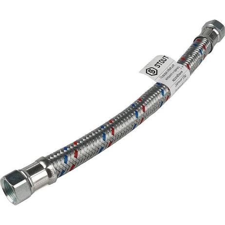 Гибкая подводка 3/4"-3/4" гайка-гайка STOUT (Италия)