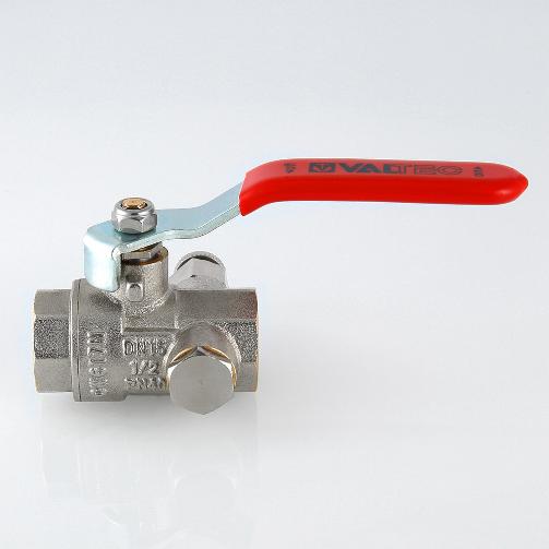 Кран шаровой муфтовый Валтек / VALTEC VT.245.N – (вн./вн.,рычаг)