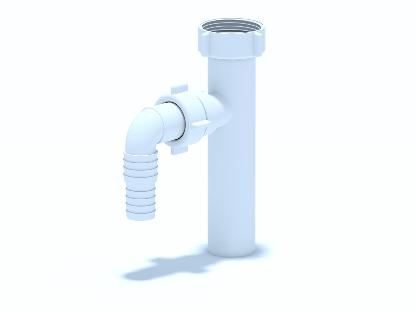 Отвод для стир. маш. 11/4"-32 (М220) Анипласт